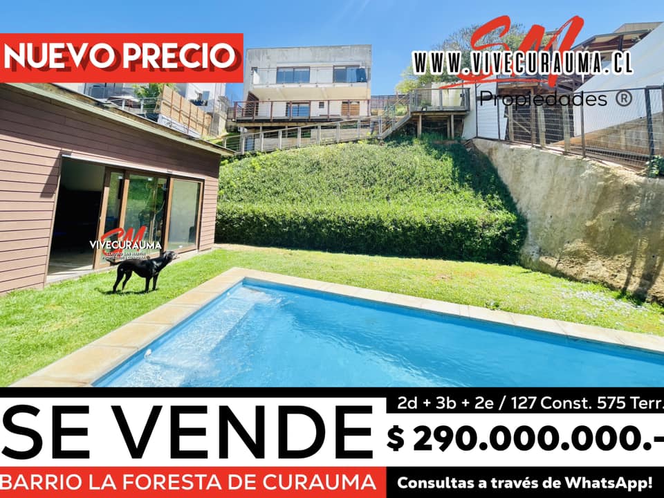 CURAUMA – CASA EN VENTA BARRIO LA FORESTA DE CURAUMA Imagen 1