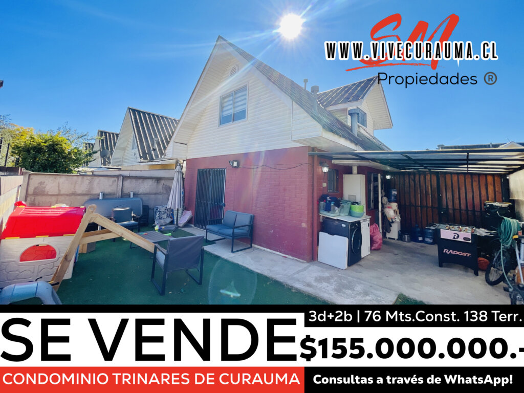 CURAUMA – CASA EN VENTA CONDOMINIO TRINARES DE CURAUMA Imagen 2