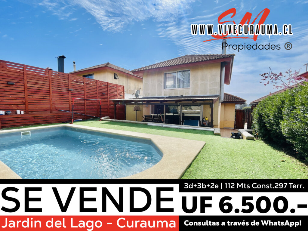 CURAUMA – CASA EN VENTA BARRIO JARDIN DEL LAGO DE CURAUMA Imagen 2