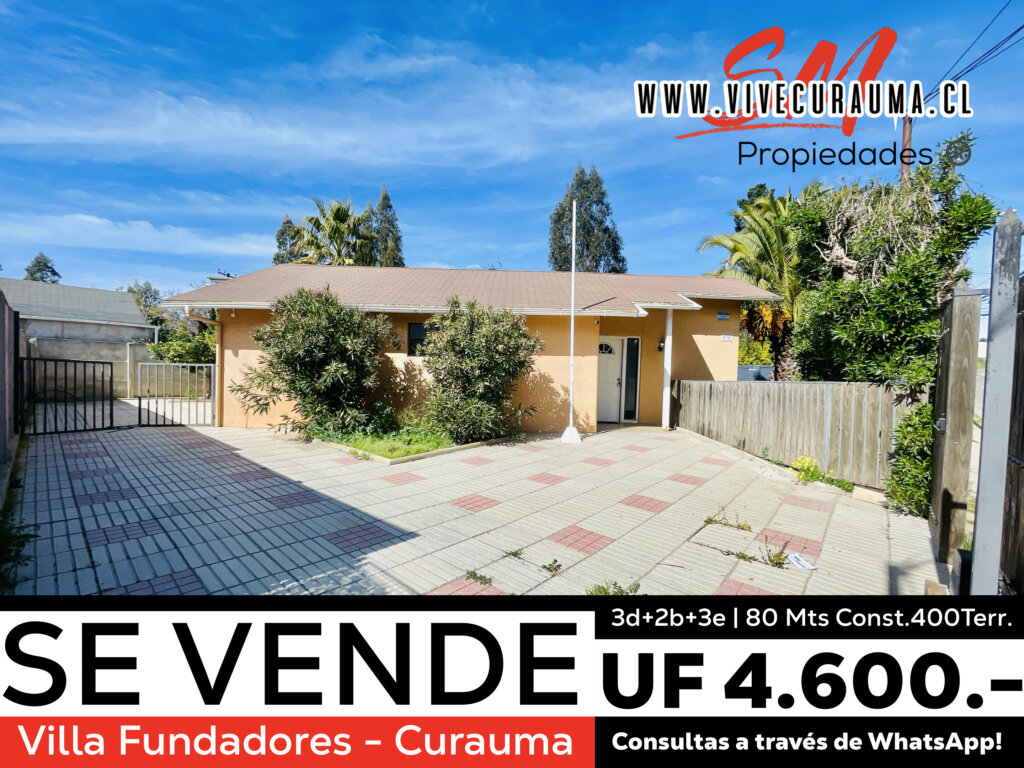 CURAUMA – CASA EN VENTA VILLA FUNDADORES DE CURAUMA Imagen 2