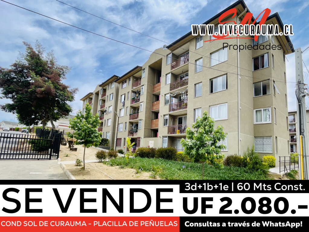 CURAUMA – DEPARTAMENTO EN VENTA CONDOMINIO SOL DE CURAUMA Imagen 1