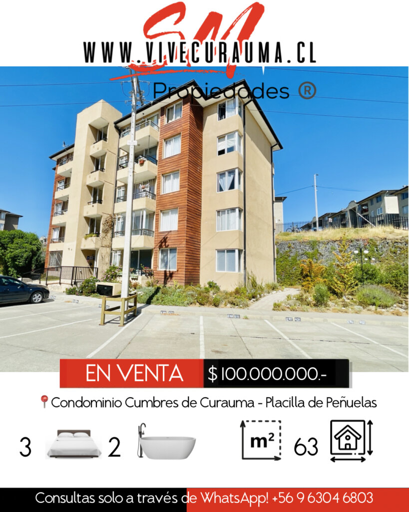 CURAUMA – DEPARTAMENTO EN VENTA CONDOMINIO CUMBRES DE CURAUMA Imagen 2