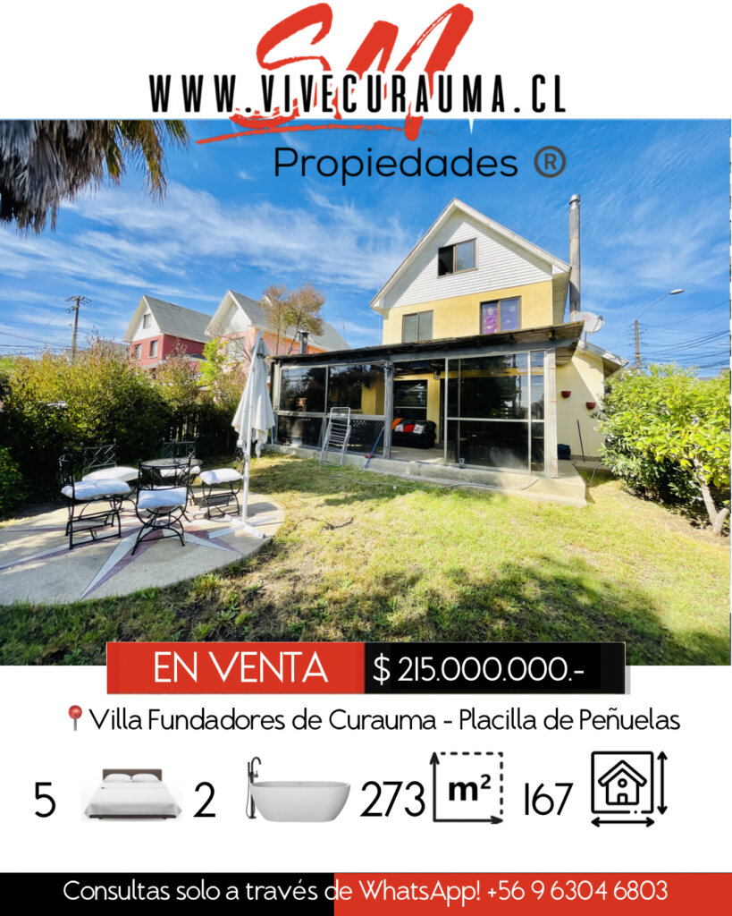 CURAUMA – CASA EN VENTA VILLA FUNDADORES DE CURAUMA Imagen 2